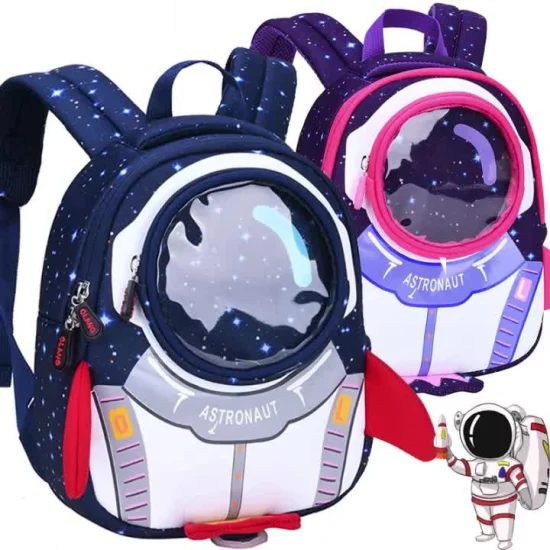 Produttore all'ingrosso della Cina Attraente nuova borsa zaino Zaino Spaceman Borsa secchiello per bambini